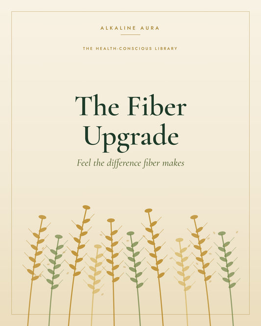 The Fiber Upgrade guide cover with illustrated golden grain stalks